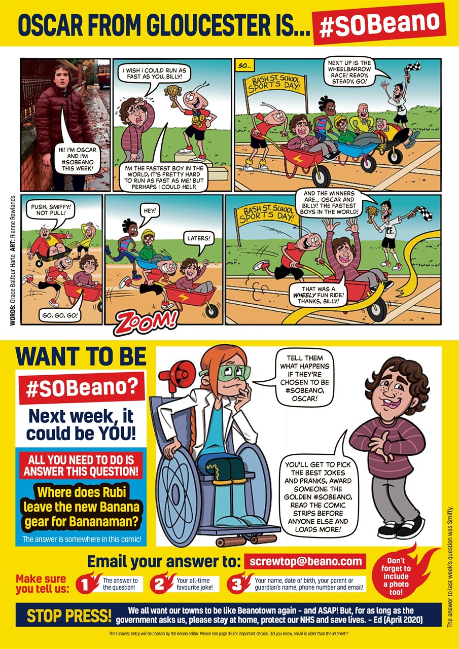 Beano Preview Pages