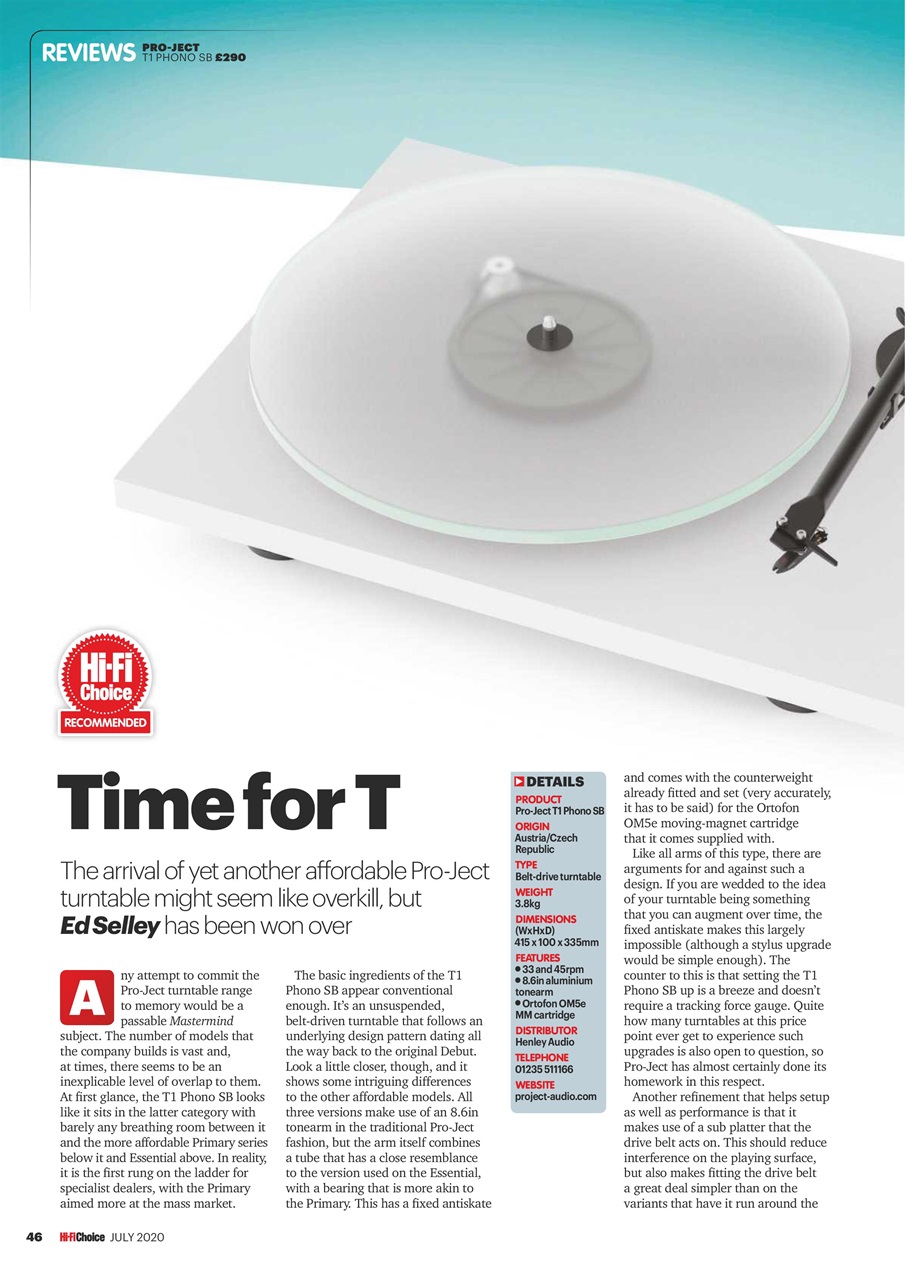 Hi-Fi Choice Preview Pages