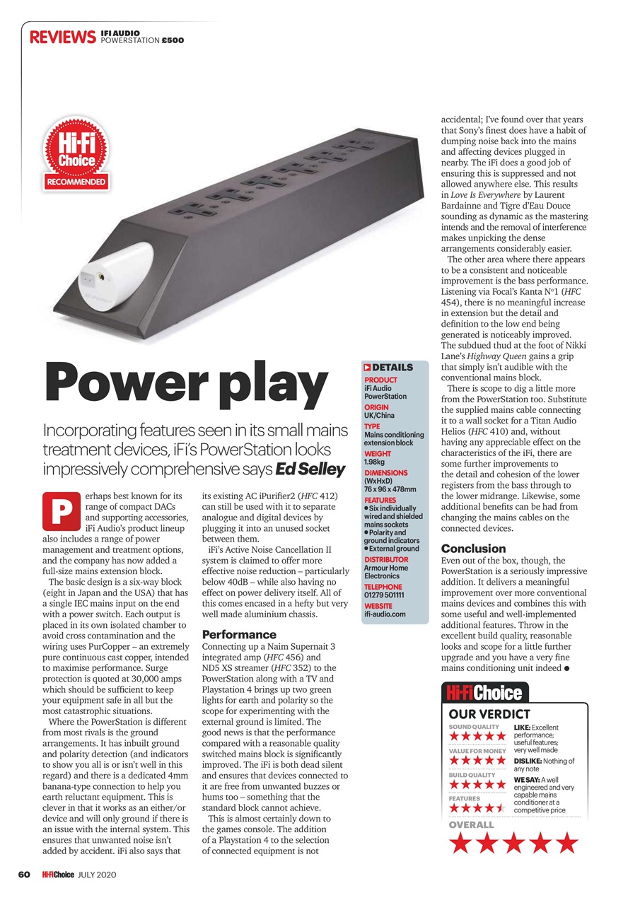 Hi-Fi Choice Preview Pages