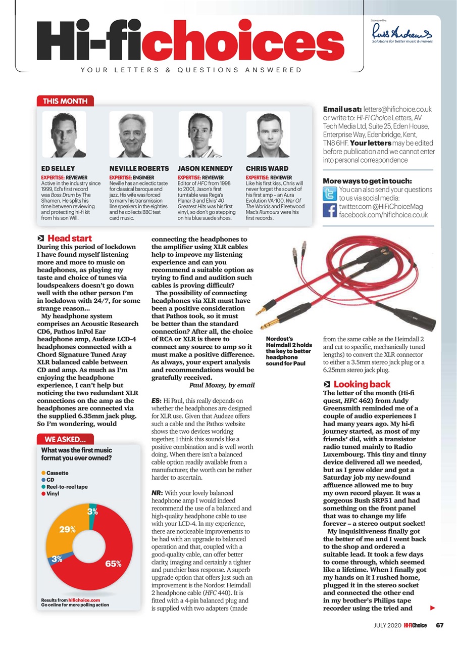 Hi-Fi Choice Preview Pages