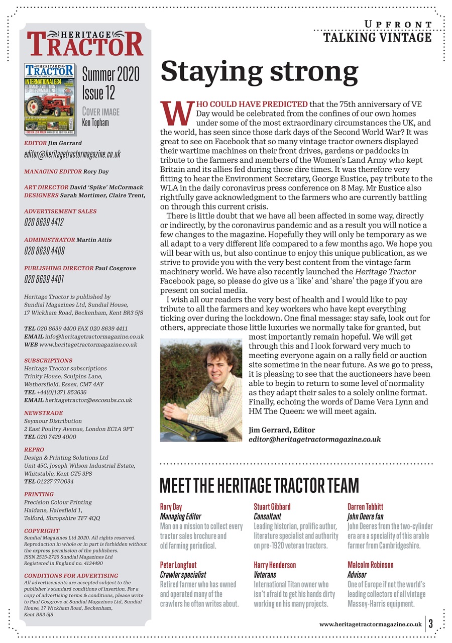 Classic Tractor Preview Pages