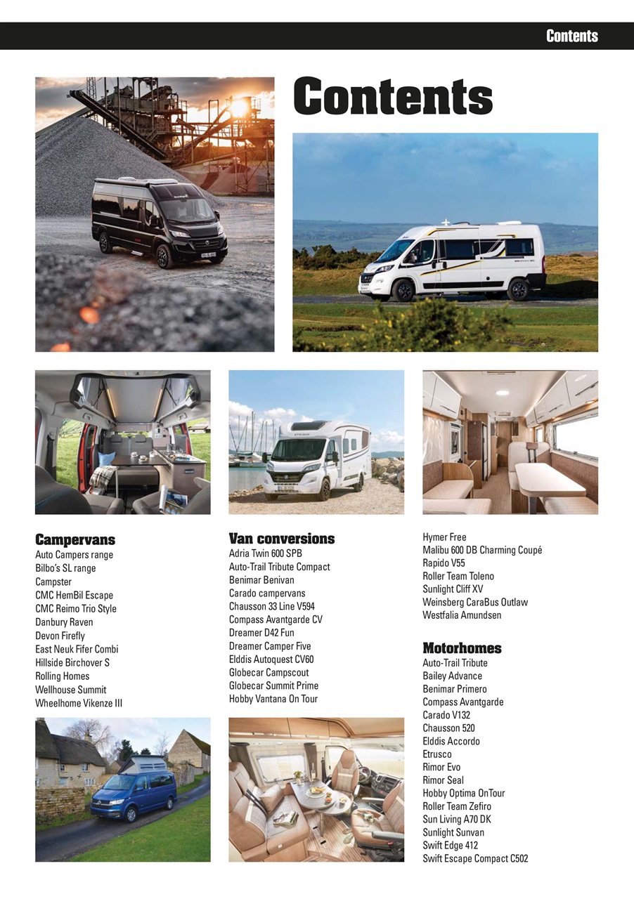 Campervan Preview Pages