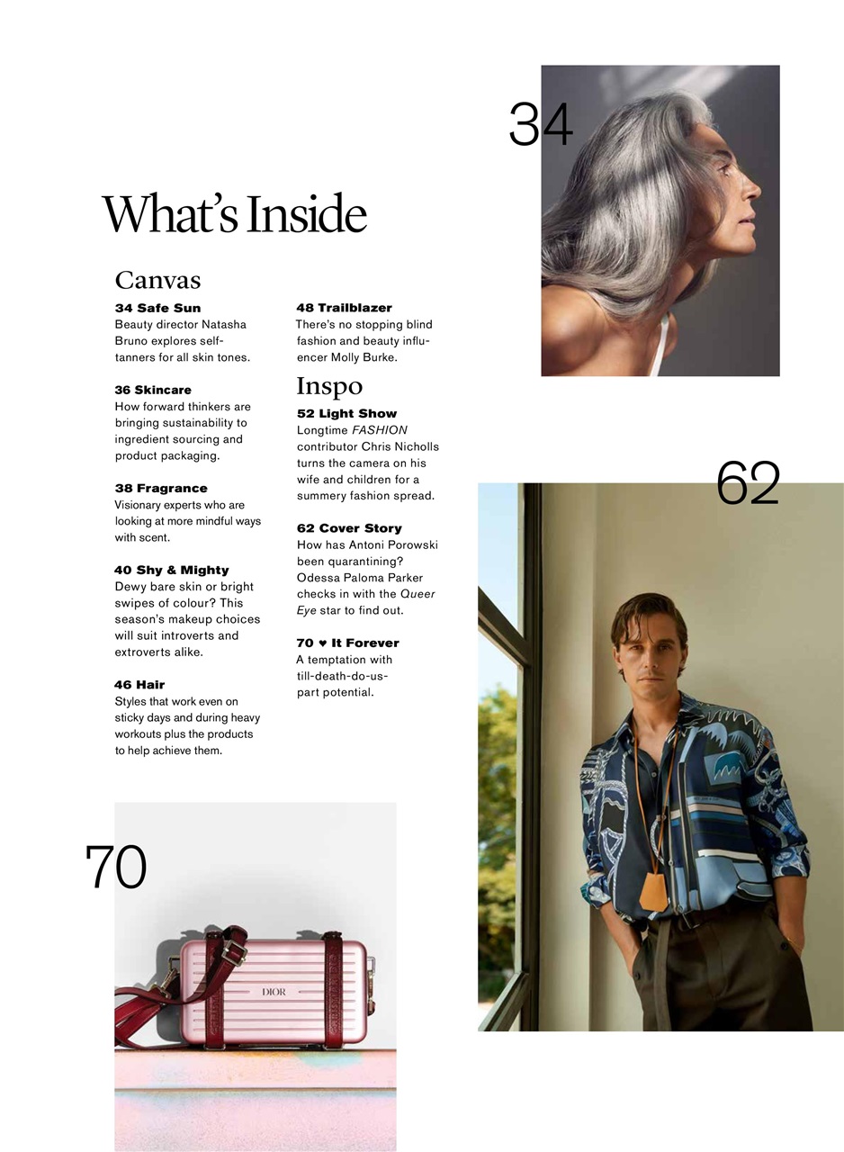 Fashion Magazine Preview Pages