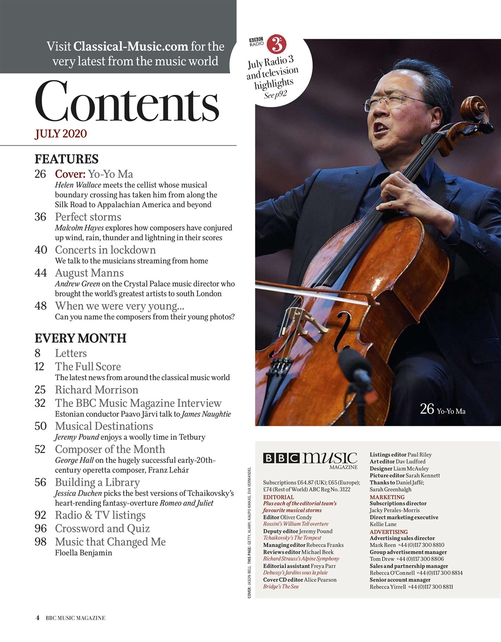 BBC Music Magazine Preview Pages
