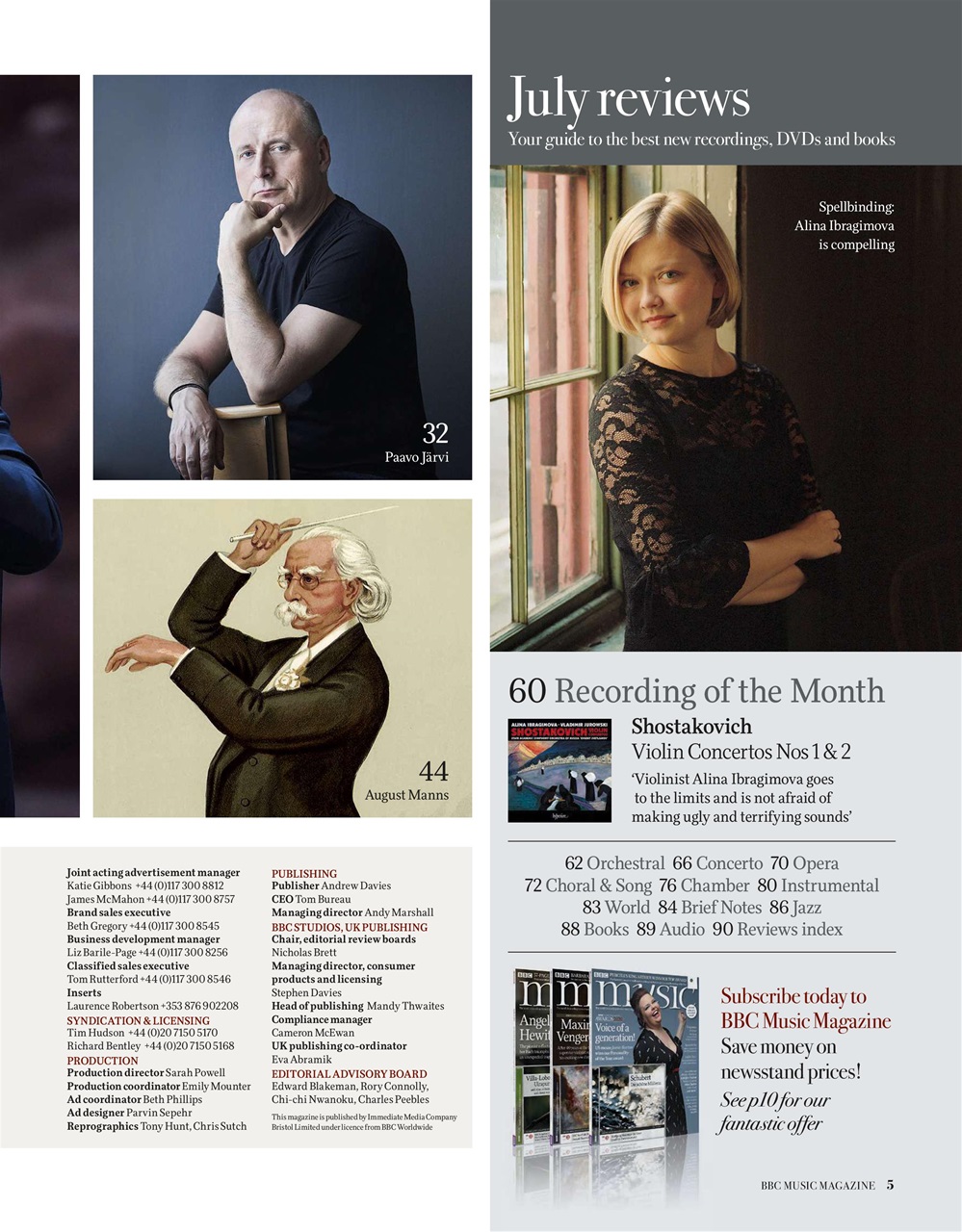 BBC Music Magazine Preview Pages