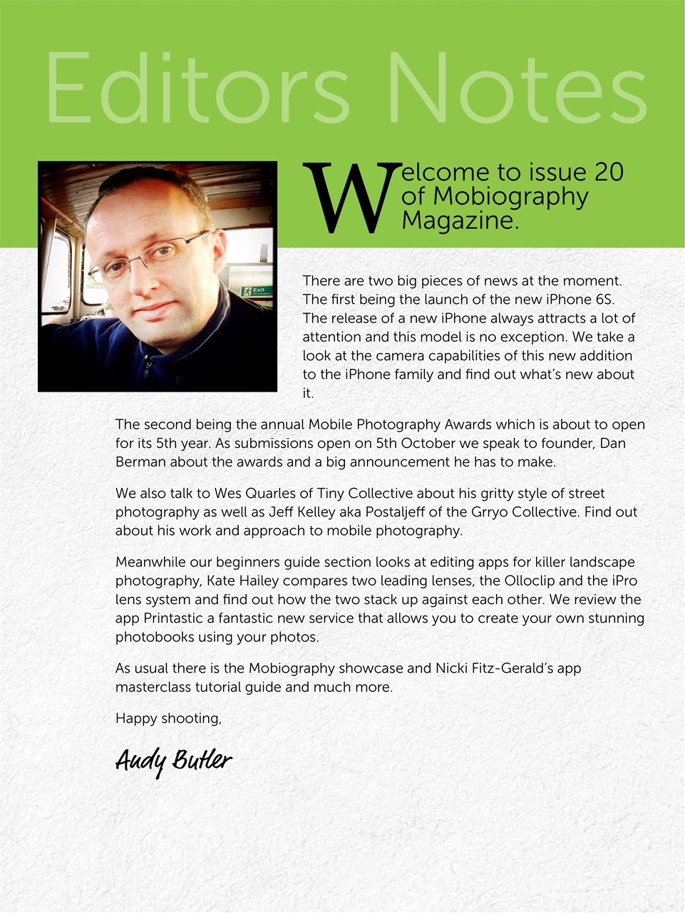 Mobiography Preview Pages