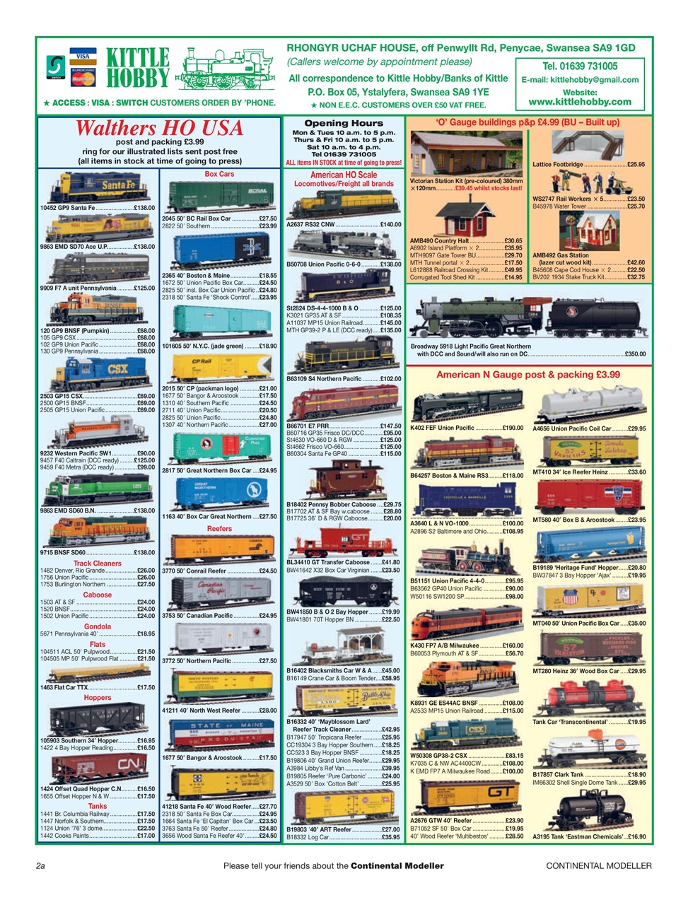 Continental Modeller Preview Pages