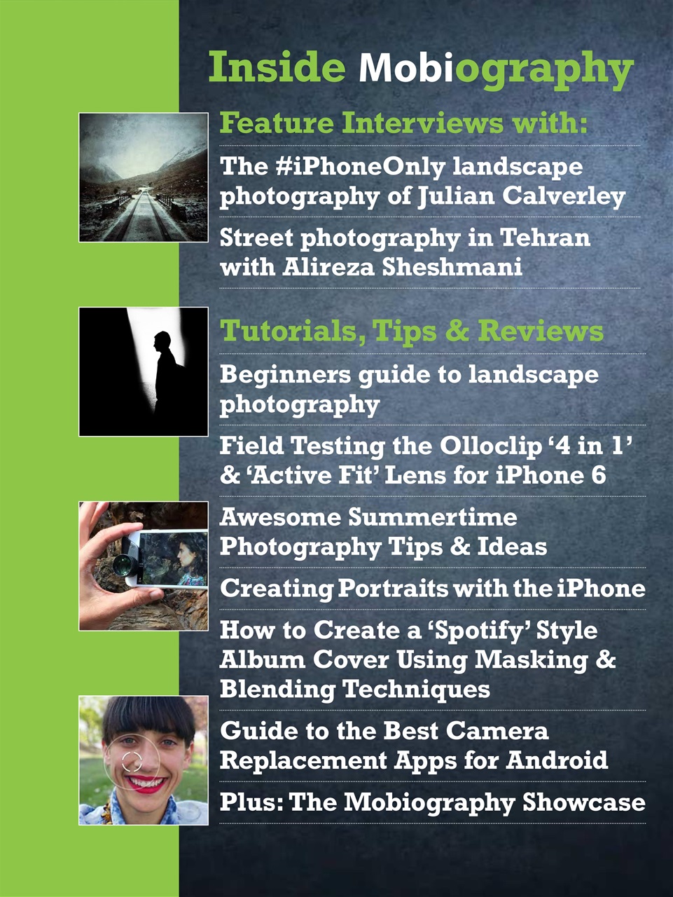 Mobiography Preview Pages