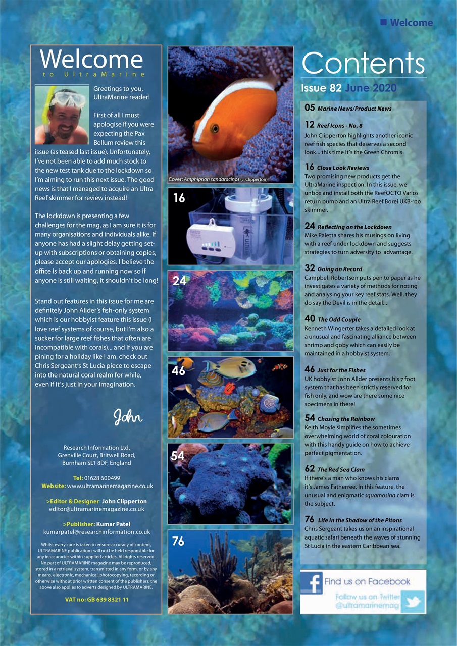 UltraMarine Magazine Preview Pages