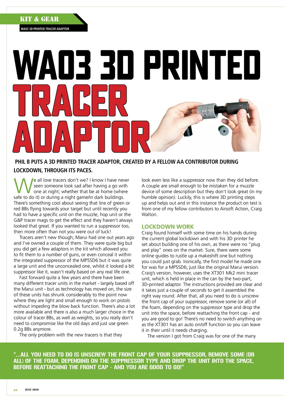 Airsoft Action Preview Pages