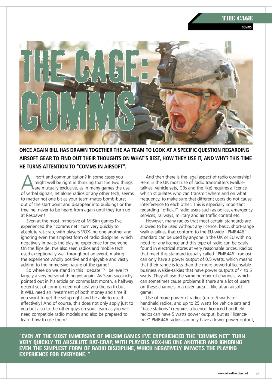 Airsoft Action Preview Pages