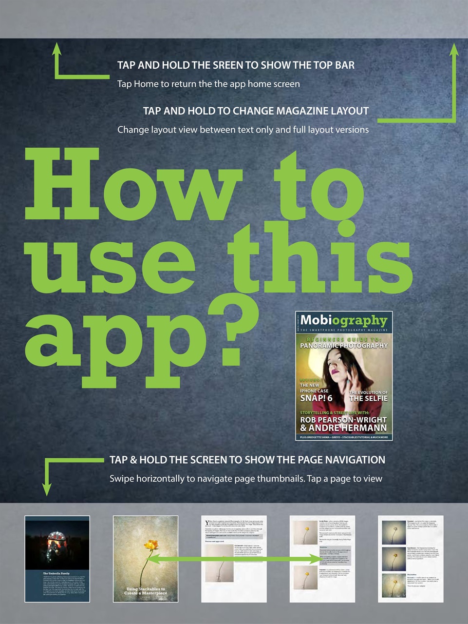 Mobiography Preview Pages