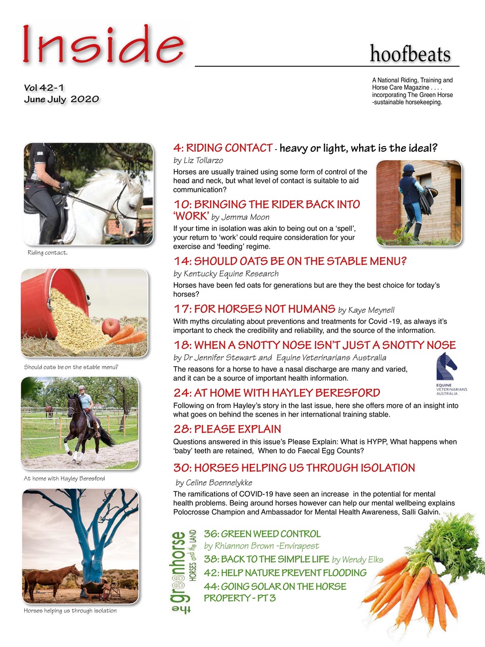 Hoofbeats Preview Pages