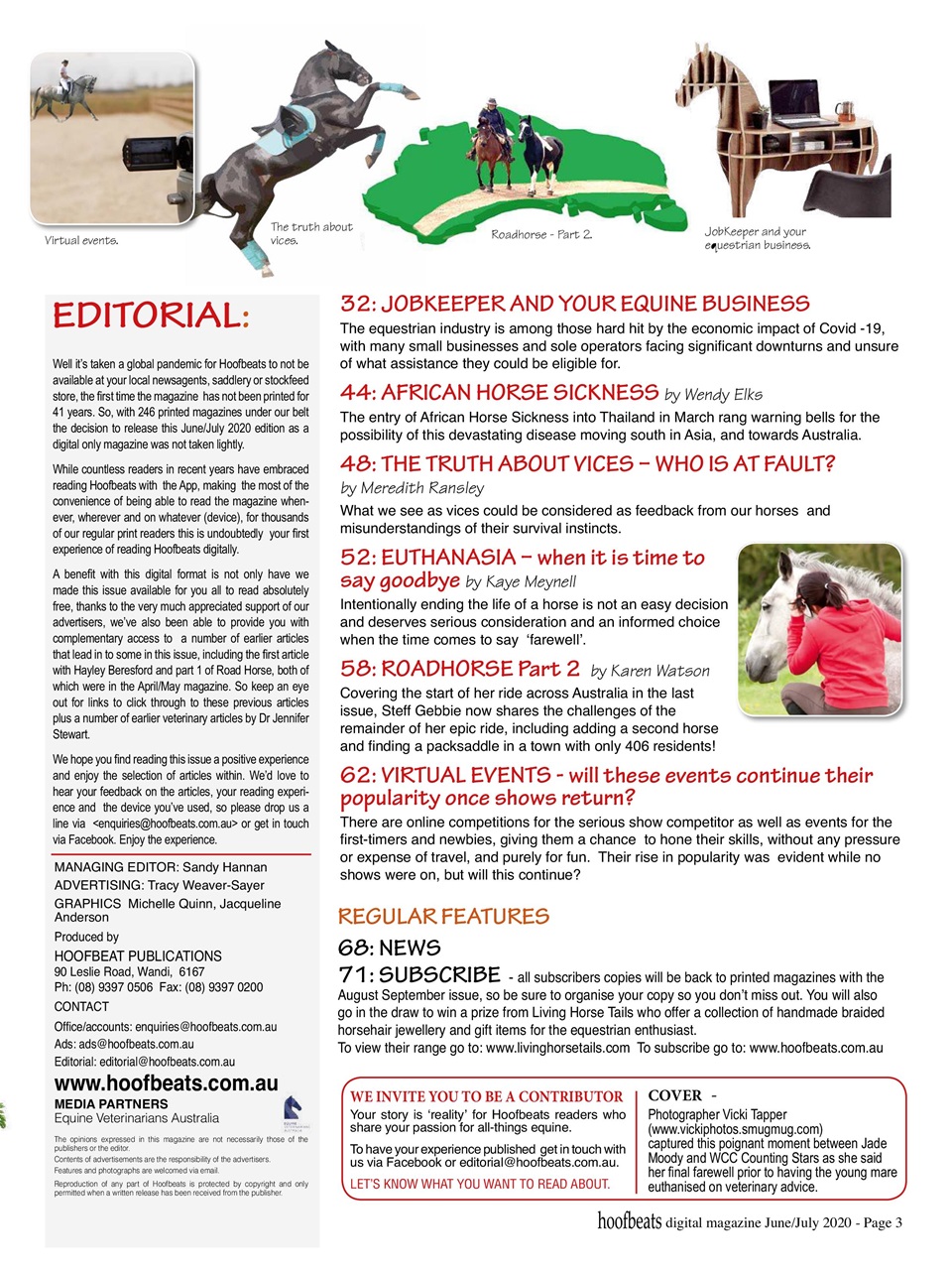 Hoofbeats Preview Pages