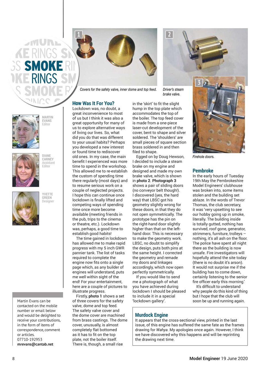 Model Engineer Preview Pages