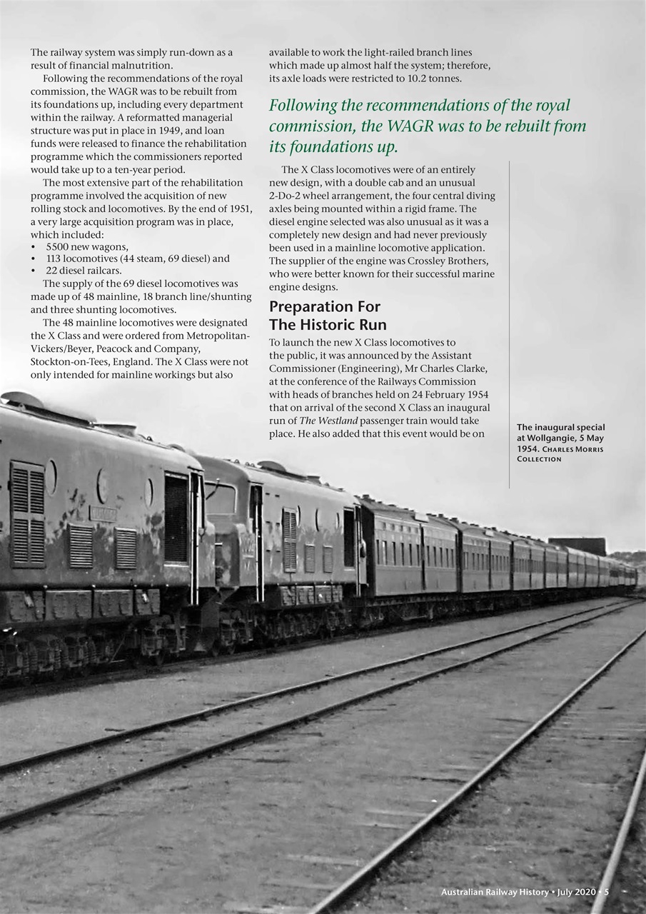 Australian Railway History Preview Pages