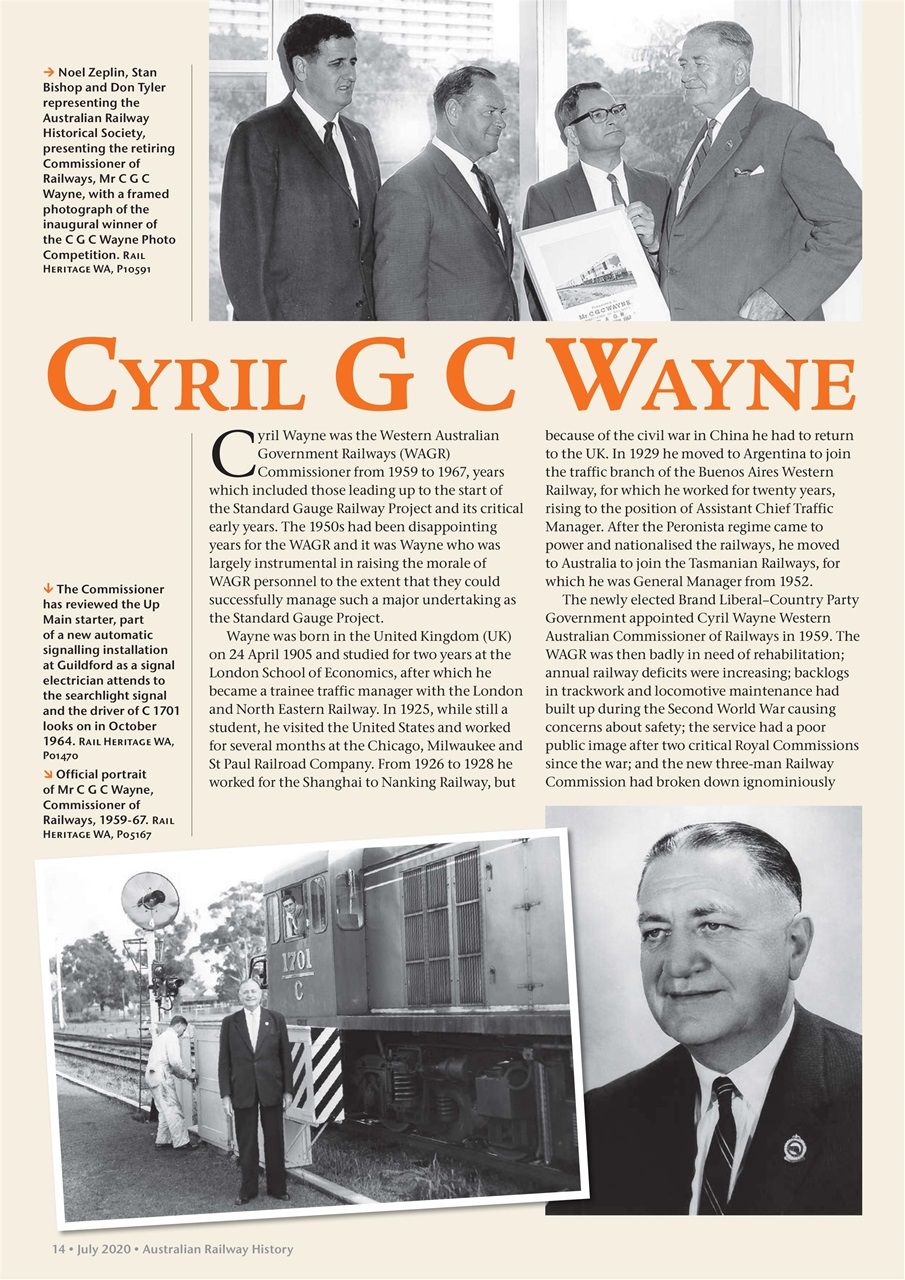 Australian Railway History Preview Pages