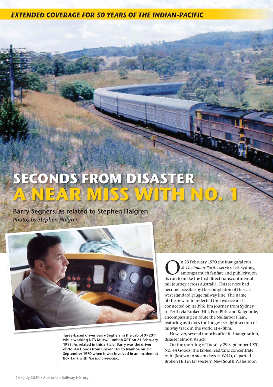 Australian Railway History Preview Pages