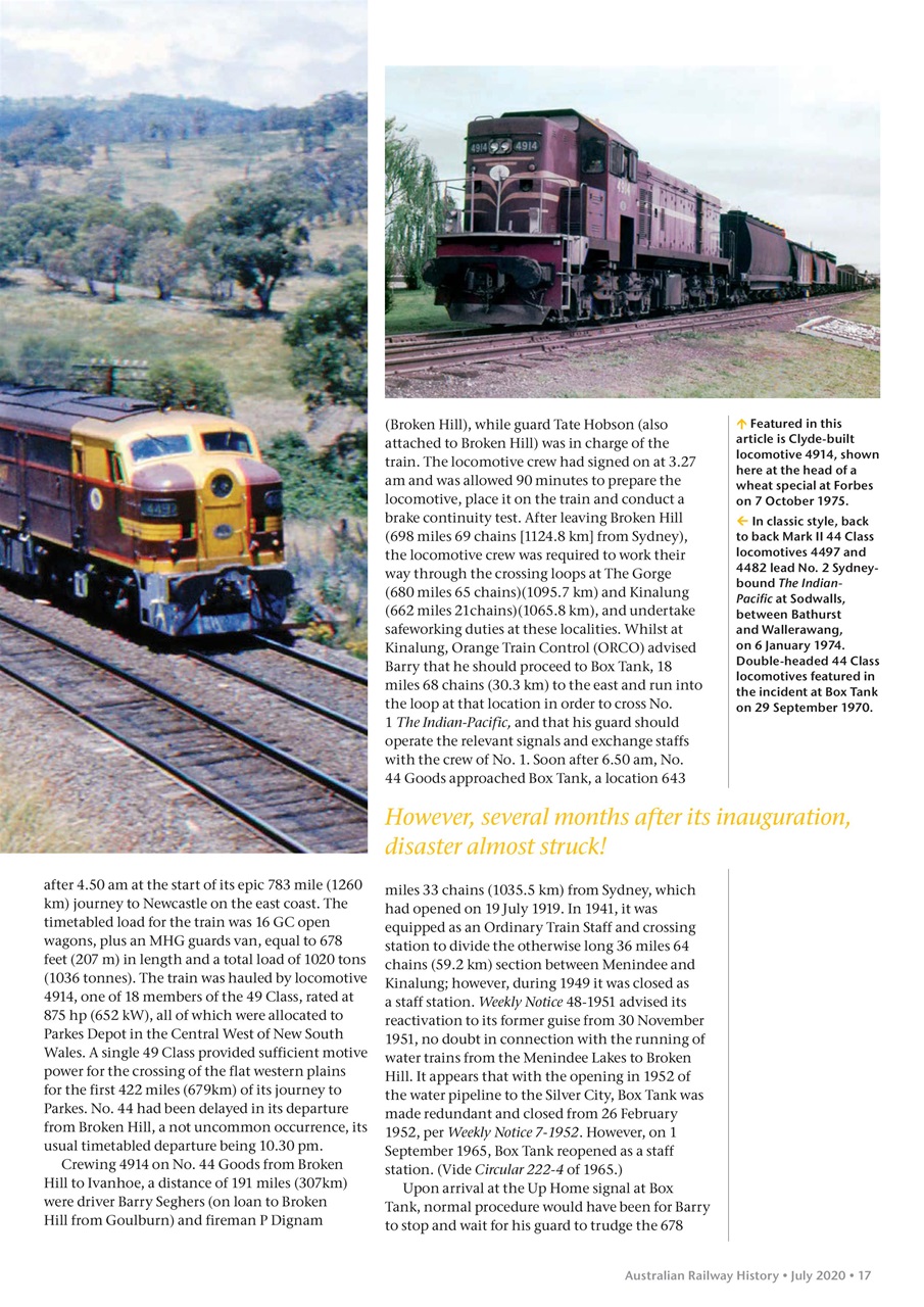 Australian Railway History Preview Pages