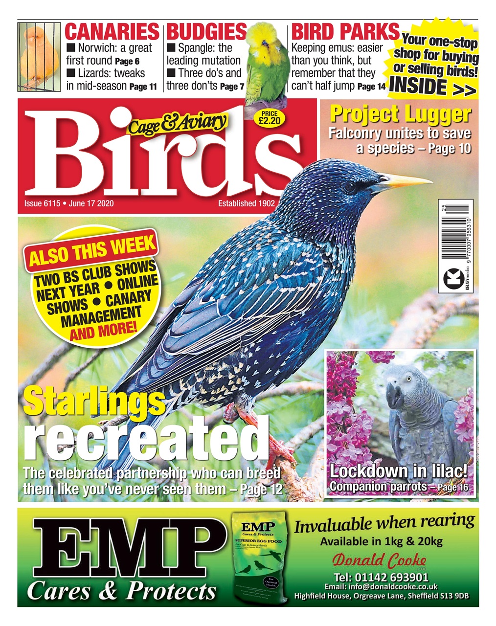 Cage & Aviary Birds Preview Pages