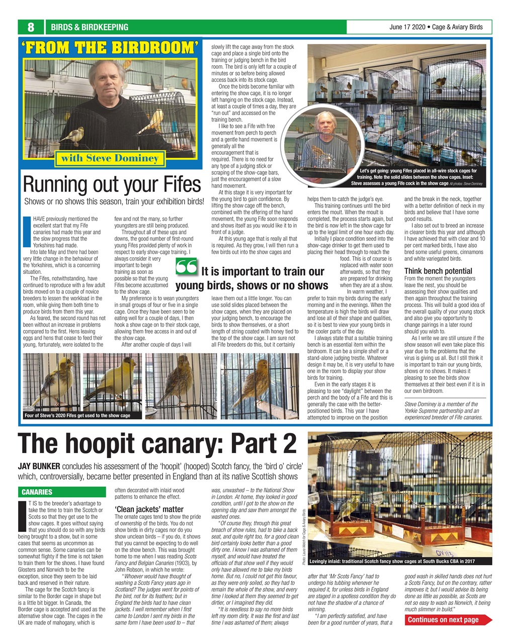Cage & Aviary Birds Preview Pages