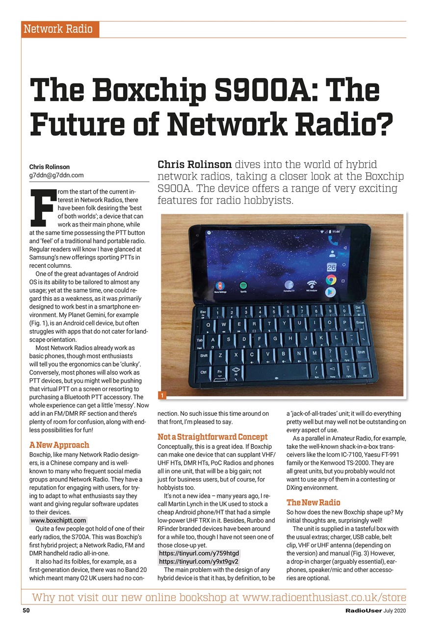 Radio User Preview Pages