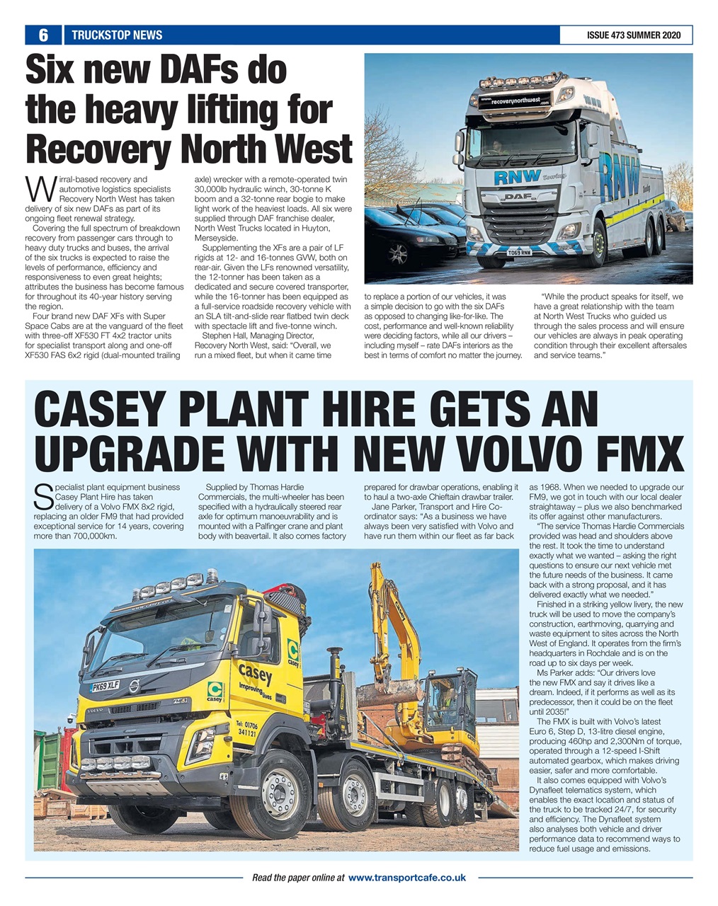 Truckstop News Preview Pages