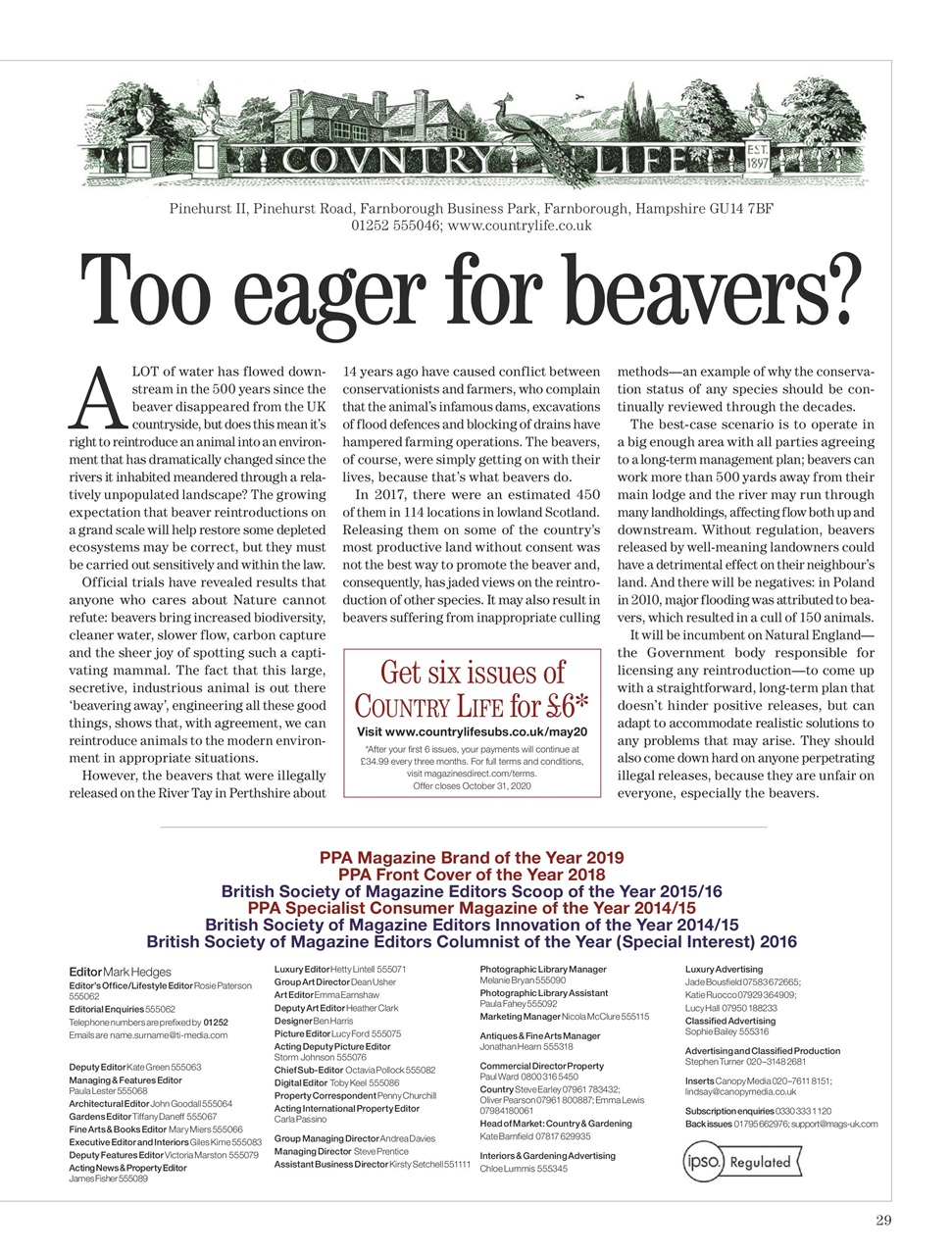 Country Life Preview Pages
