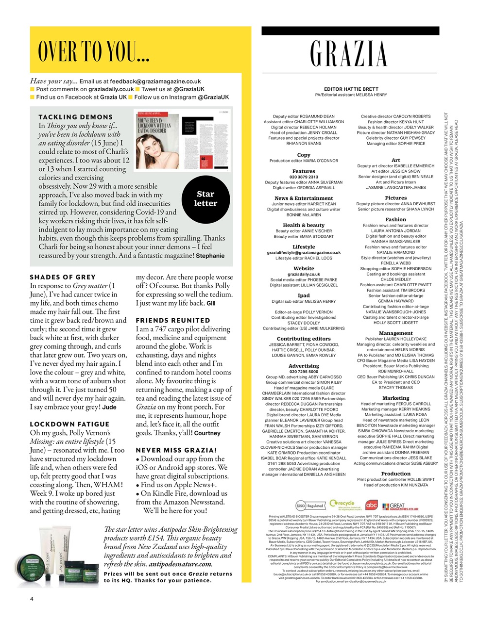 Grazia Preview Pages