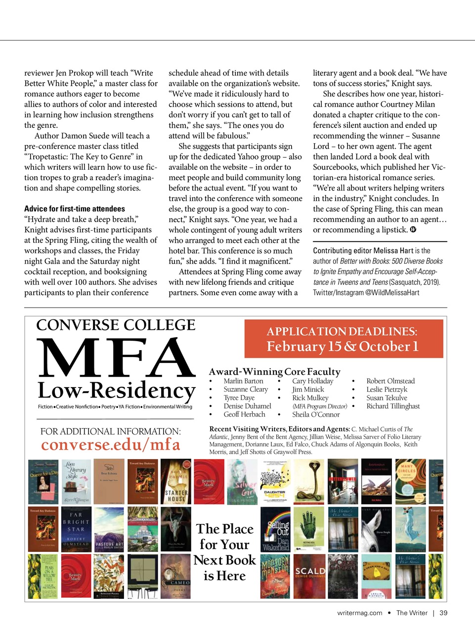 The Writer Preview Pages