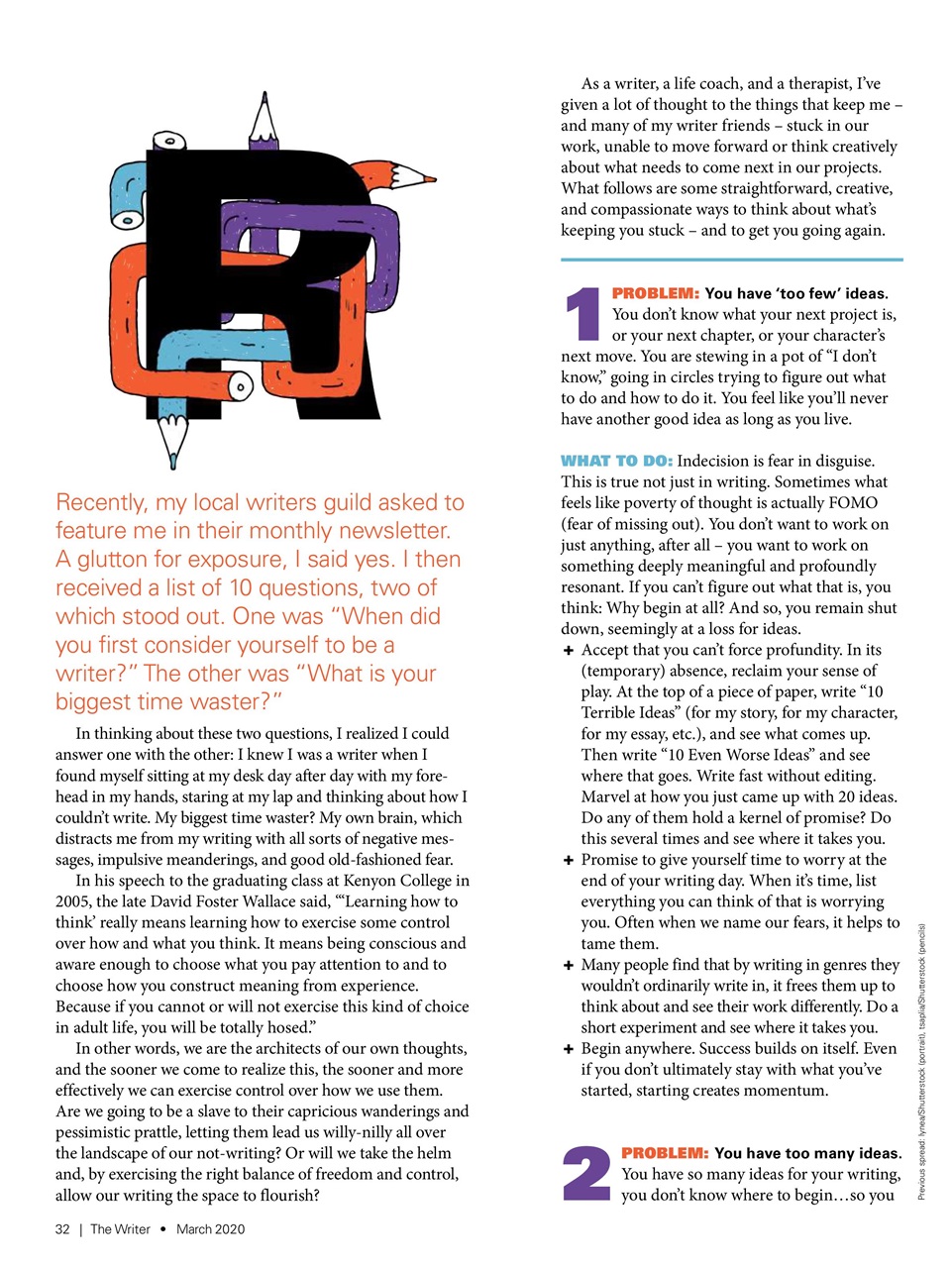 The Writer Preview Pages