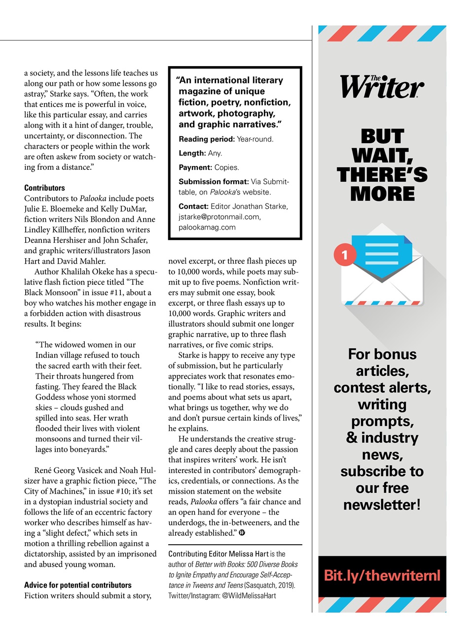 The Writer Preview Pages