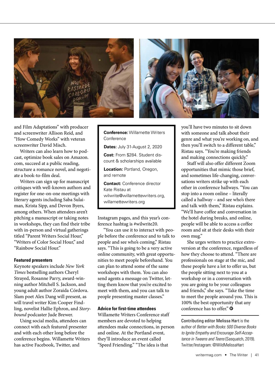 The Writer Preview Pages