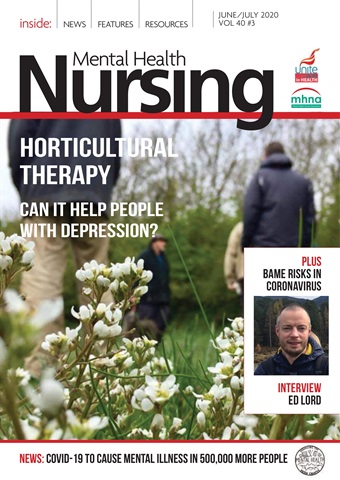 Mental Health Nursing issue JunJul 2020