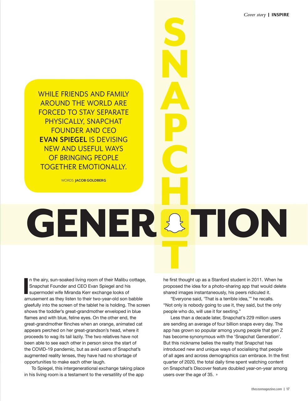 The CEO Magazine EMEA Preview Pages