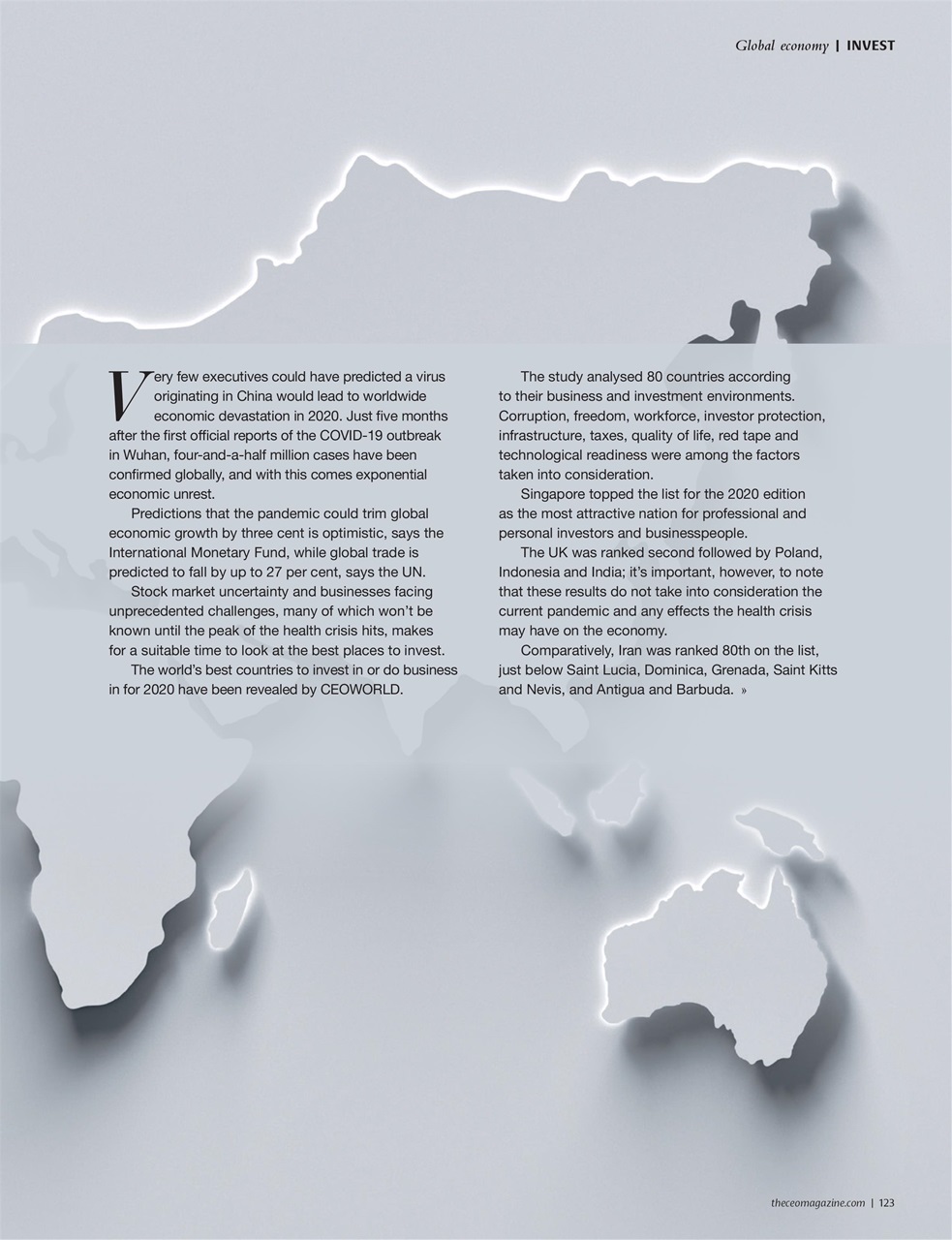The CEO Magazine EMEA Preview Pages