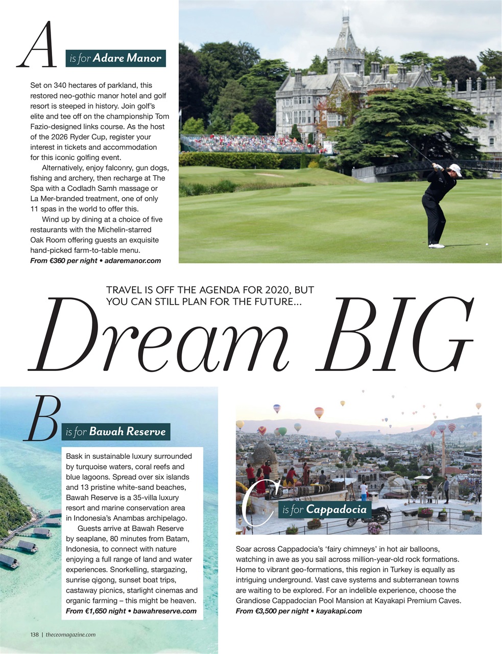 The CEO Magazine EMEA Preview Pages