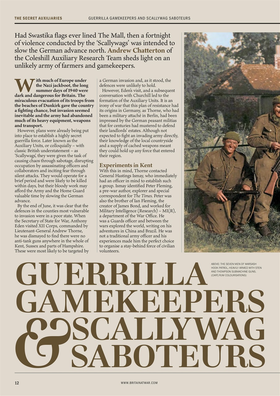 Britain at War Magazine Preview Pages