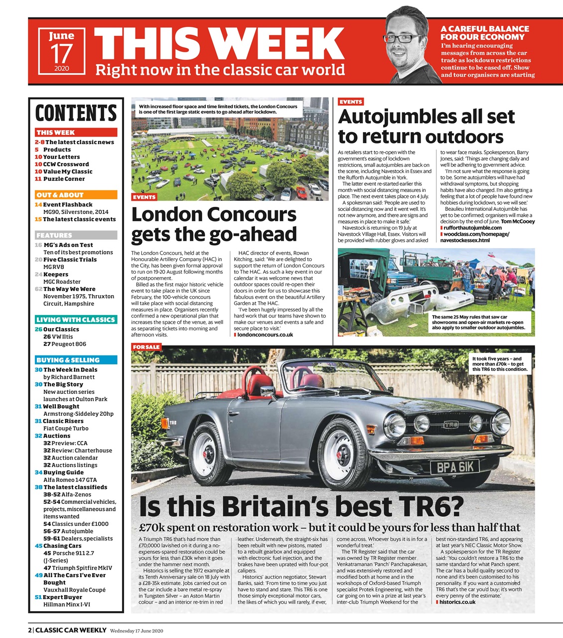Classic Car Weekly Preview Pages