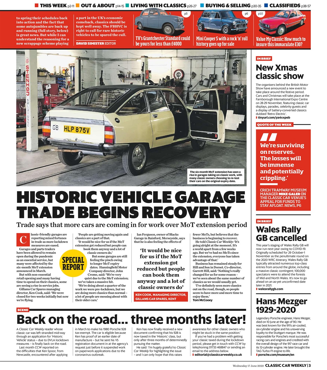 Classic Car Weekly Preview Pages