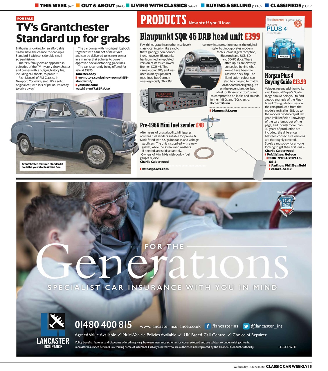 Classic Car Weekly Preview Pages
