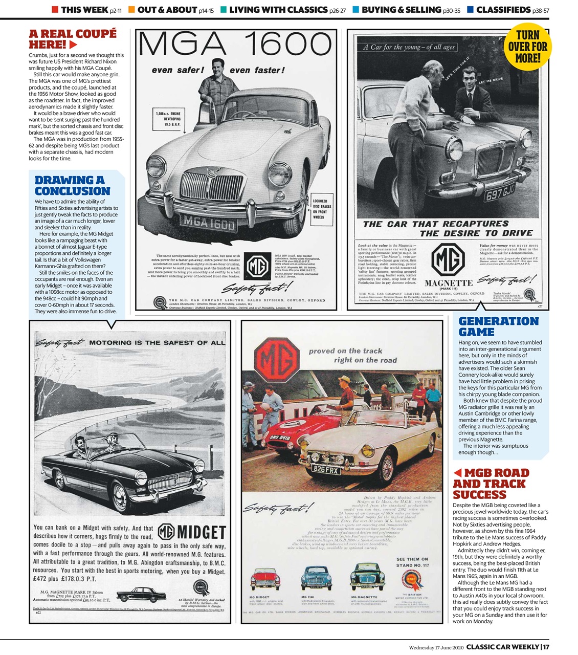 Classic Car Weekly Preview Pages
