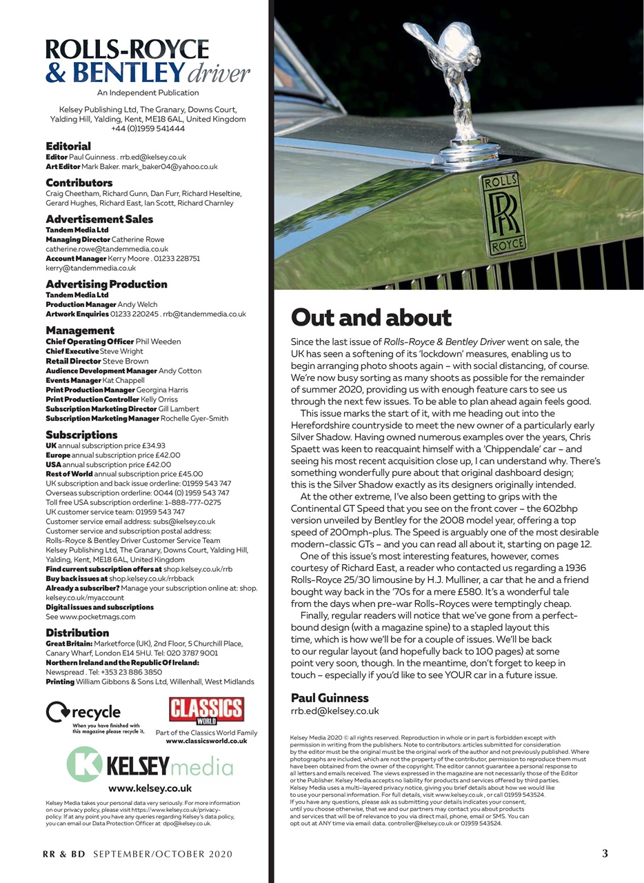 Rolls-Royce & Bentley Driver Preview Pages