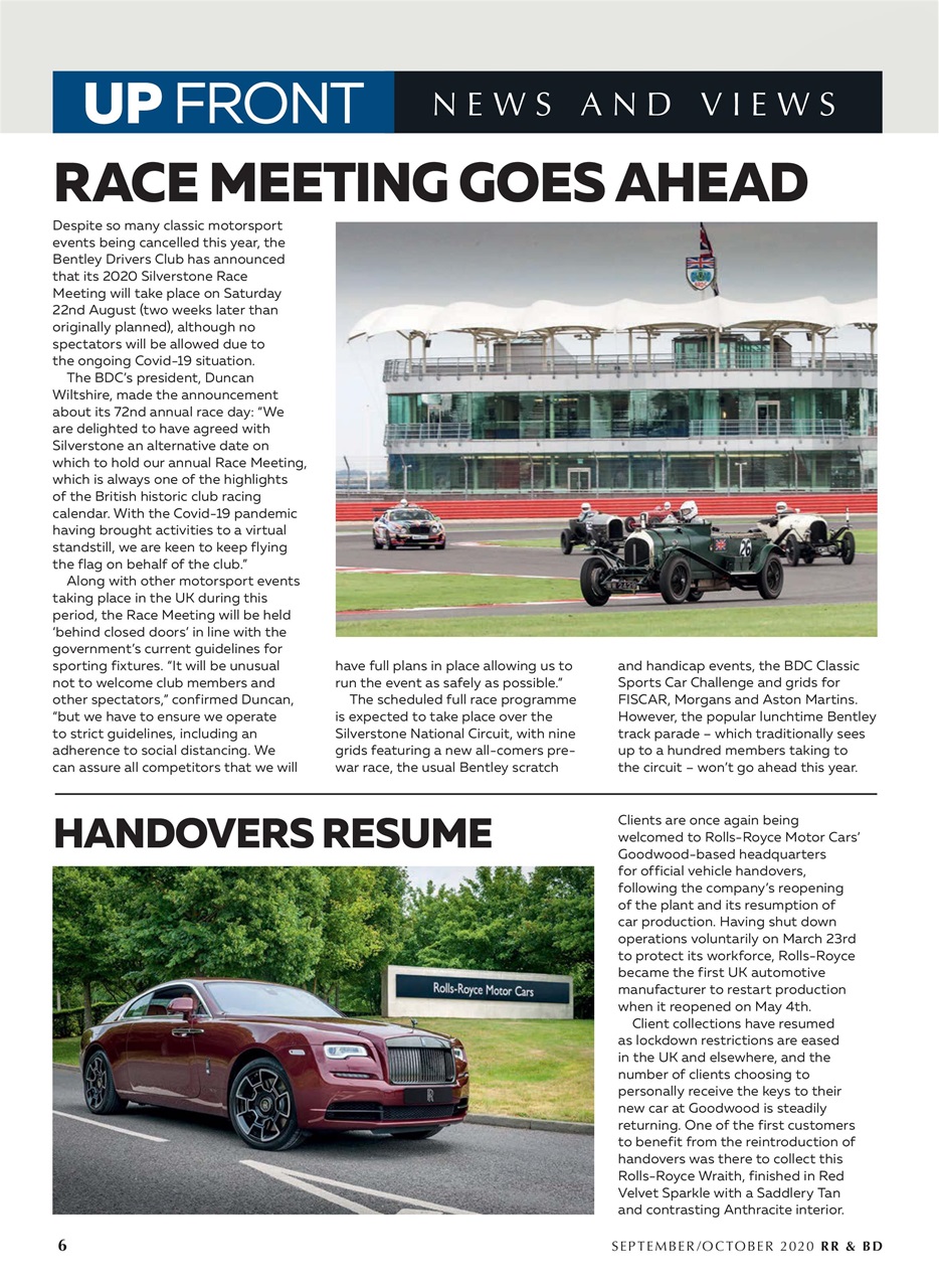 Rolls-Royce & Bentley Driver Preview Pages