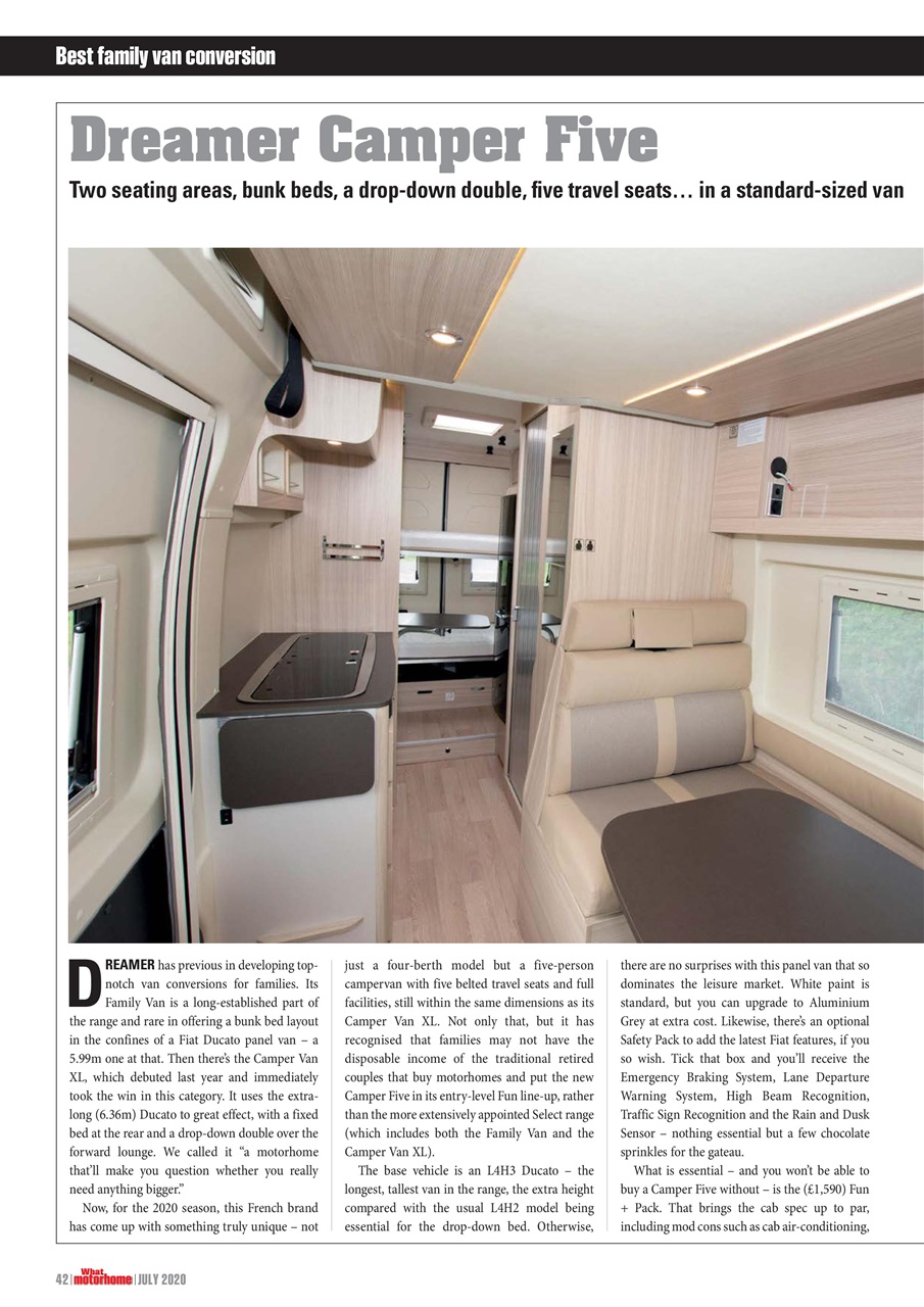 What Motorhome magazine Preview Pages