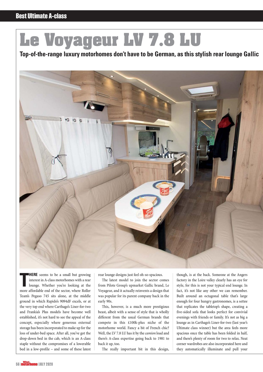 What Motorhome magazine Preview Pages