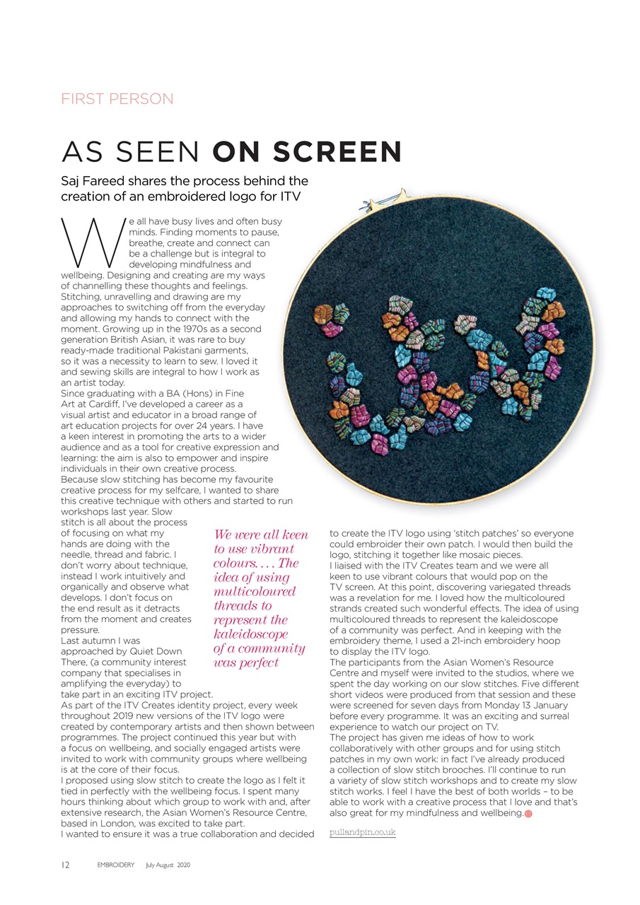 Embroidery Magazine Preview Pages