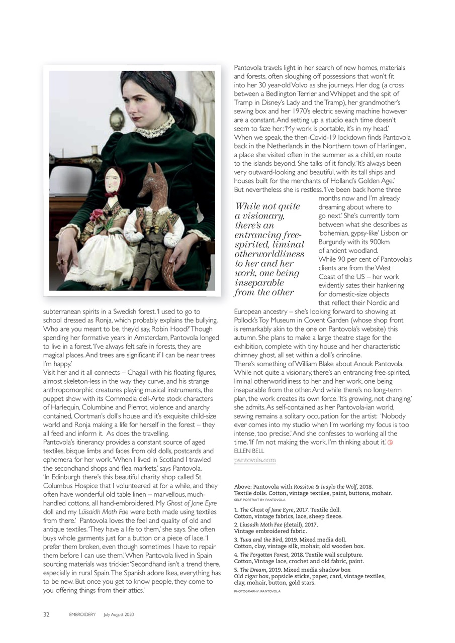Embroidery Magazine Preview Pages