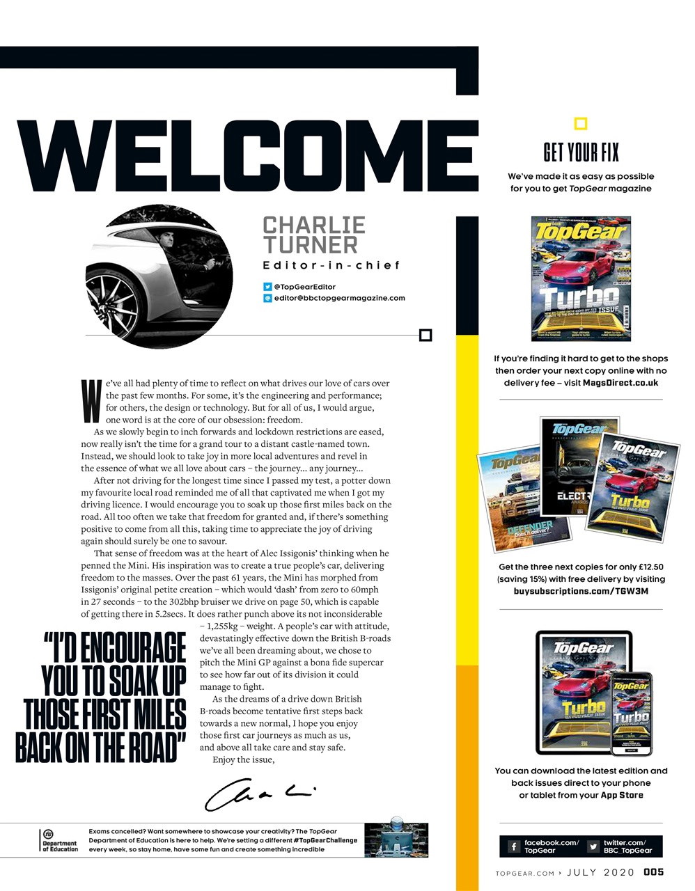 BBC Top Gear Magazine Preview Pages