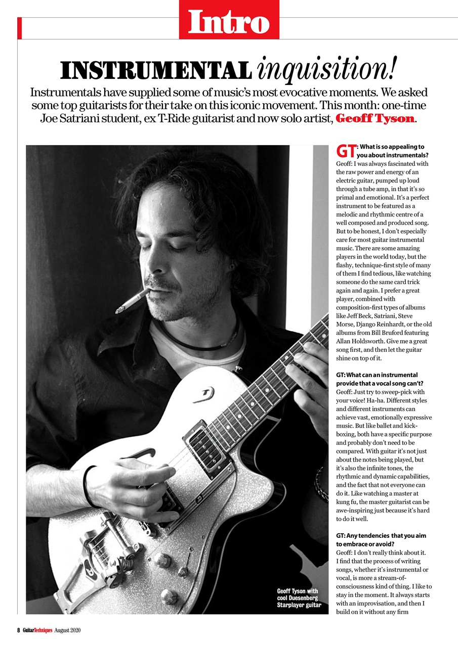 Guitar Techniques Preview Pages